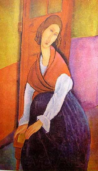 Amedeo Modigliani Portrait of Jeanne Hebuterne France oil painting art